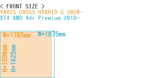 #YARIS CROSS HYBRID G 2020- + XT4 AWD 4dr Premium 2018-